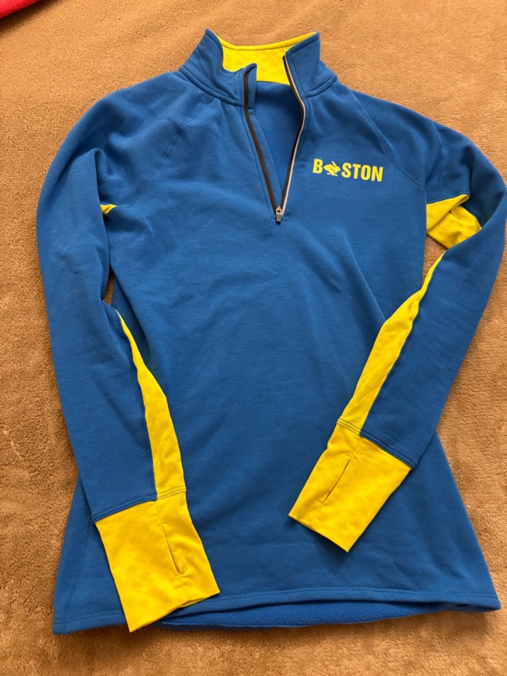rabbit Boston Marathon Quarter-Zip Fleece Top